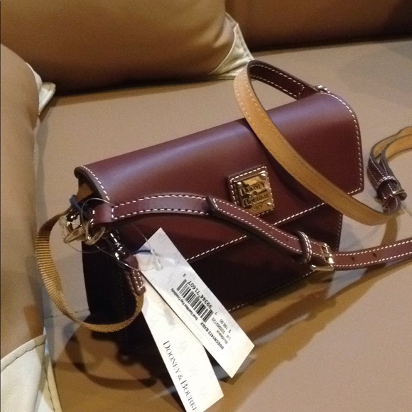 Dooney & Bourke Handbags - Dooney Bourke Small East West  Crossbody bourdeaux